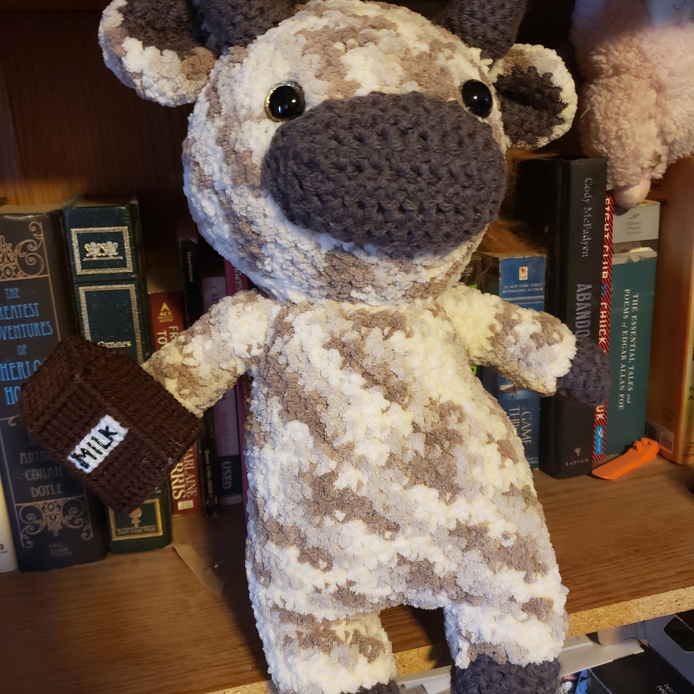 Crochet Cow Plush Toy